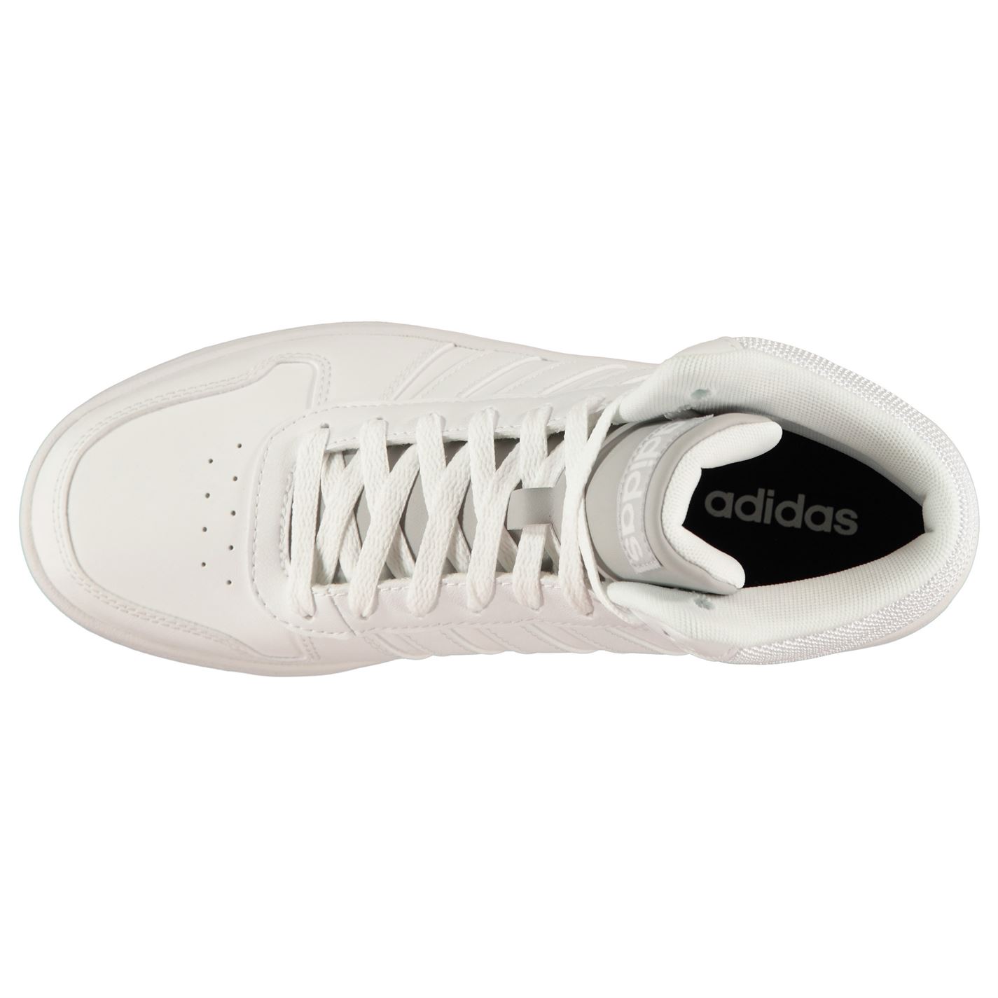 hoops mid leather mens trainers